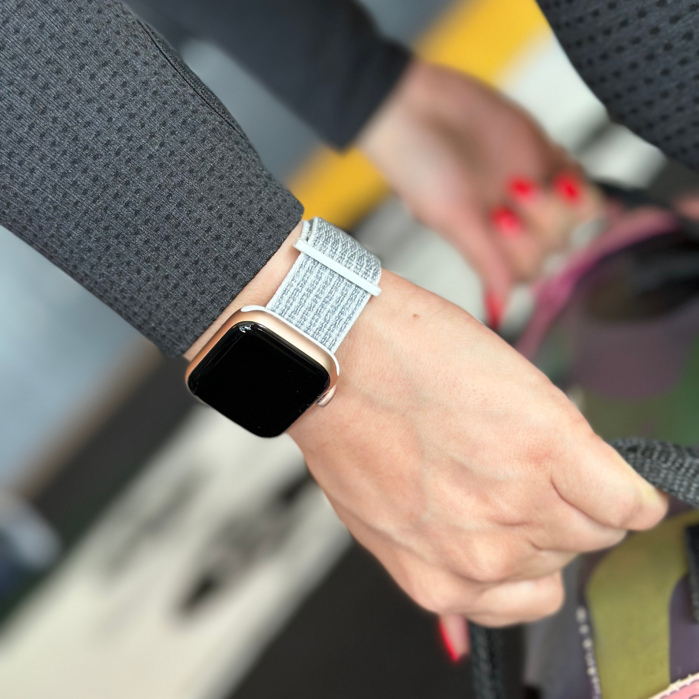 Apple Watch White Nylon Loop Band For Apple Watch Accessory