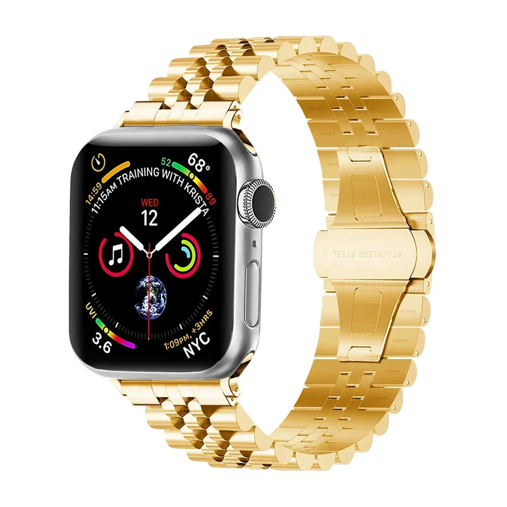 Apple Watch Jubilee Gold Stainless Steel Band For Apple Watch