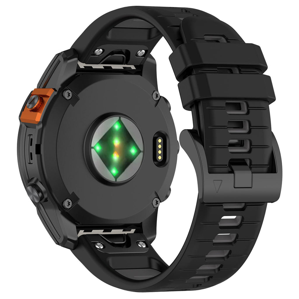 Garmin Fenix 5/6 Sport Band With Buckle Black And Gray