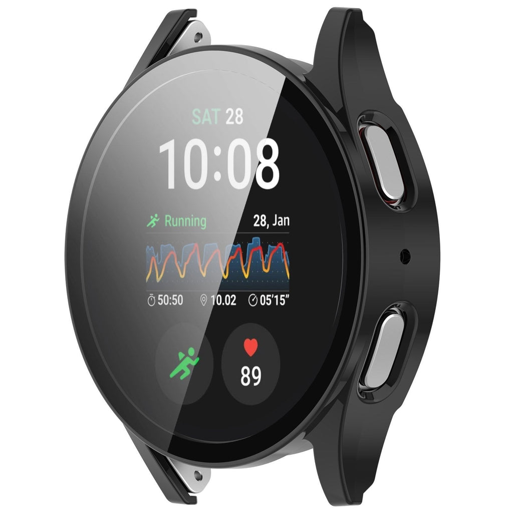 Black Protective Case With Glass For Samsung Galaxy Watch 7 40mm