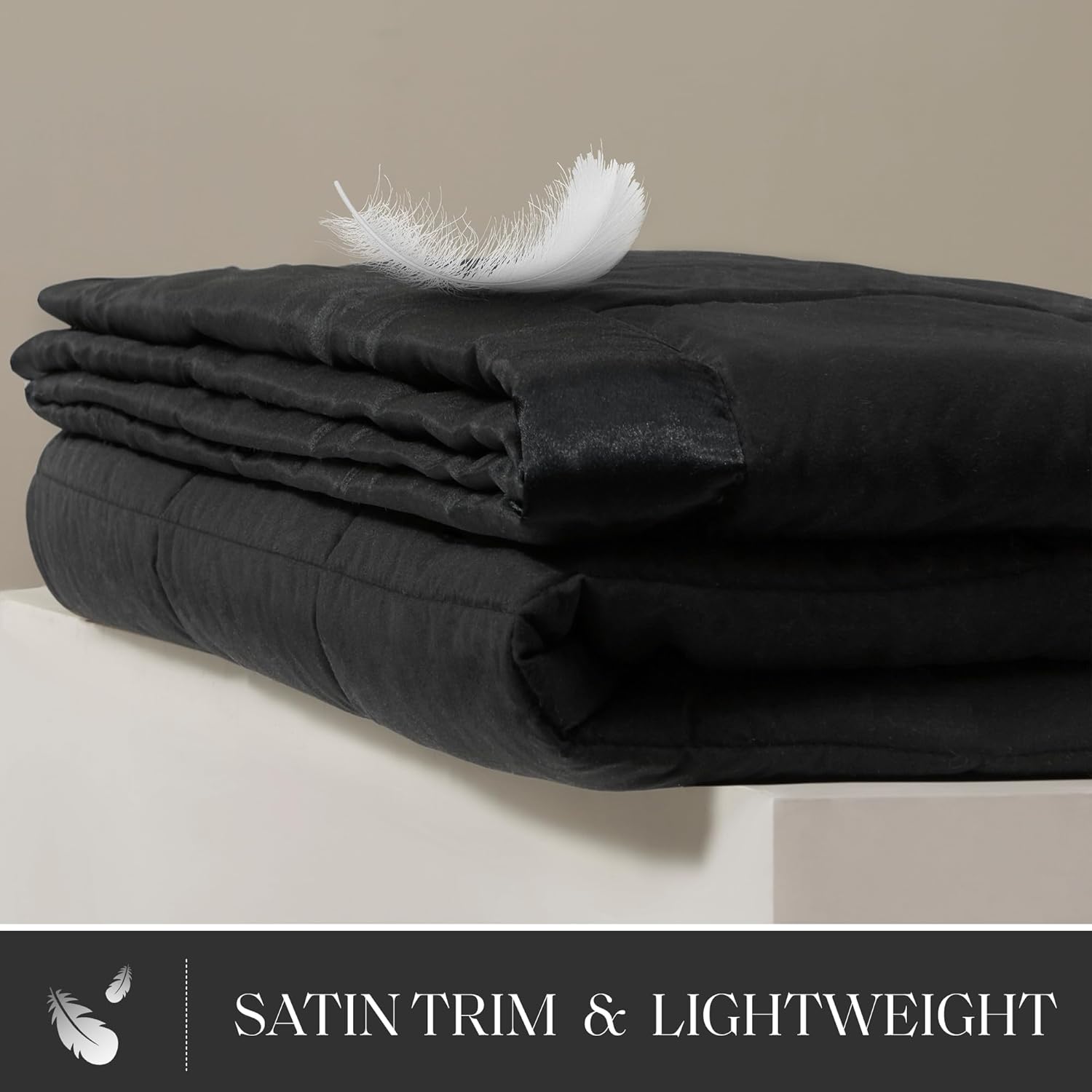 Windom Collection Lightweight Soft Blanket With Satin Trim