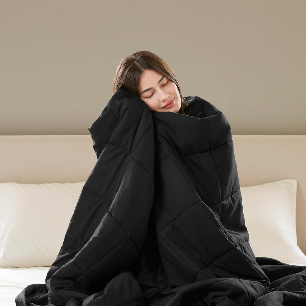 Windom Collection Lightweight Soft Blanket With Satin Trim