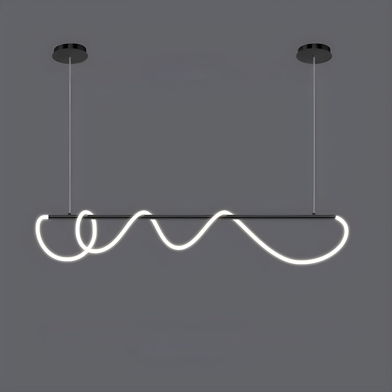 Pendant Light With Long Hose For Dining Room Modern LED Fixture