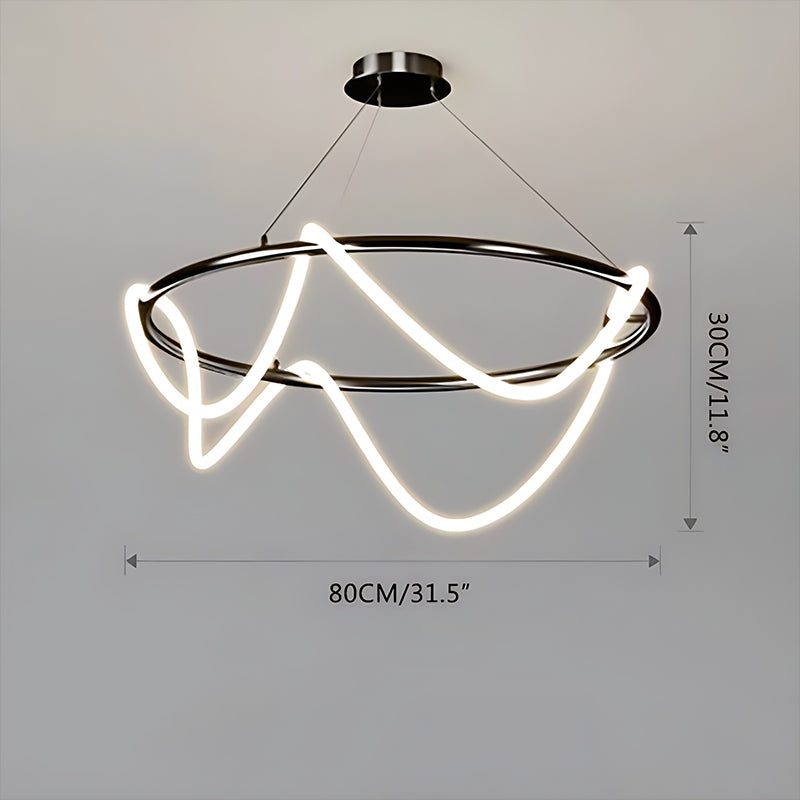 Pendant Light With Long Hose For Dining Room Modern LED Fixture