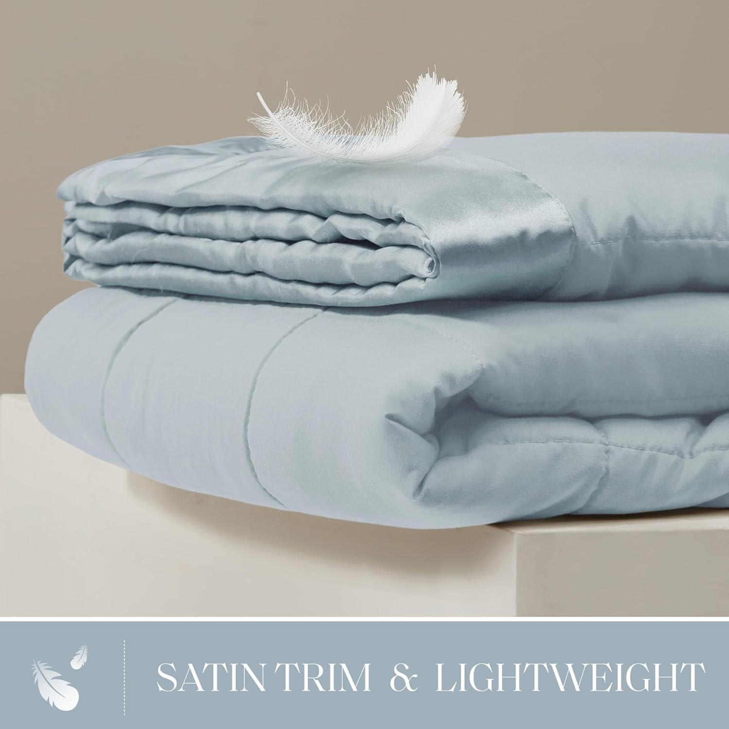 Windom Collection Lightweight Soft Blanket With Satin Trim