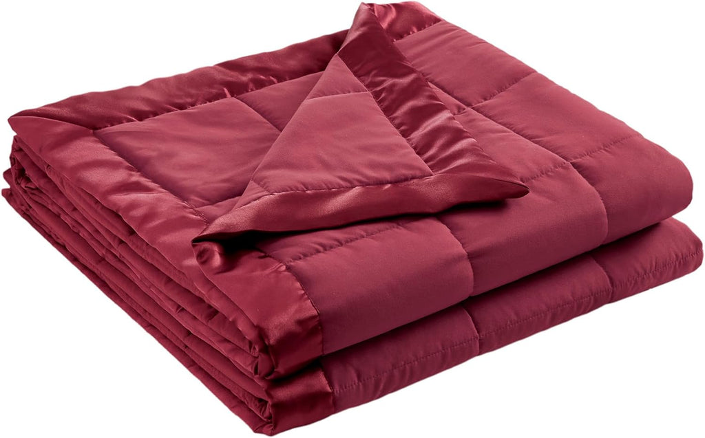 Windom Collection Lightweight Soft Blanket With Satin Trim