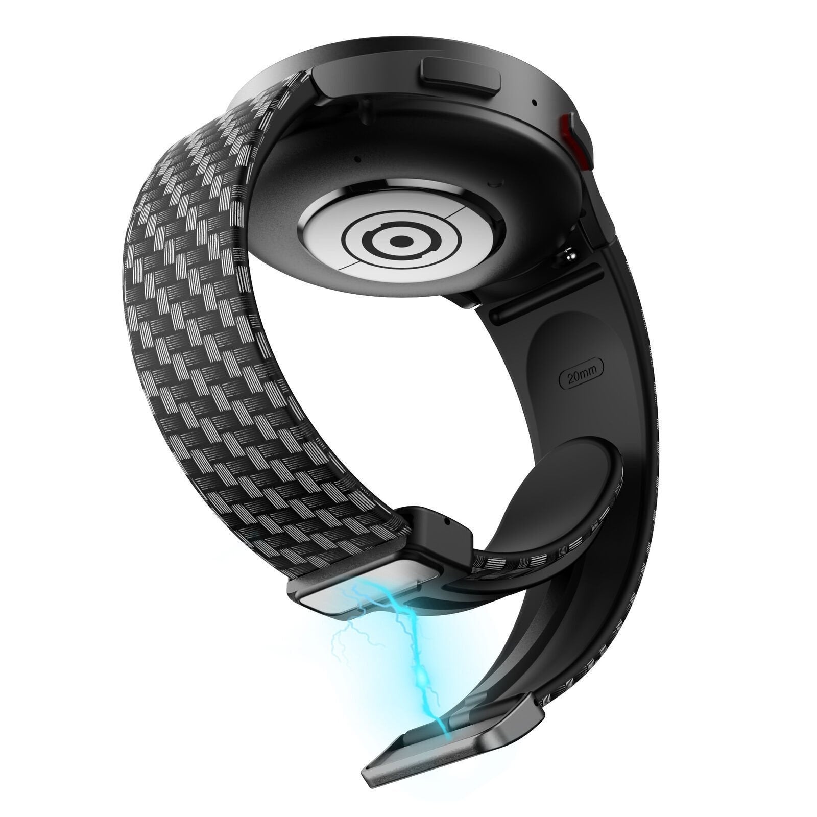 Samsung Galaxy Watch 6 Classic 47mm Strap With Carbon Fibre D-Buckle