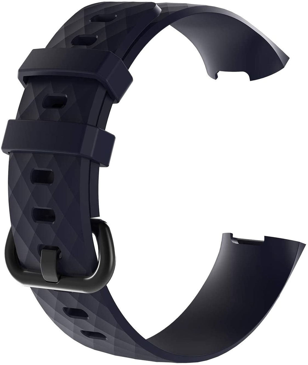 Fitbit Charge 4 Dark Blue Silicone Strap Replacement Band