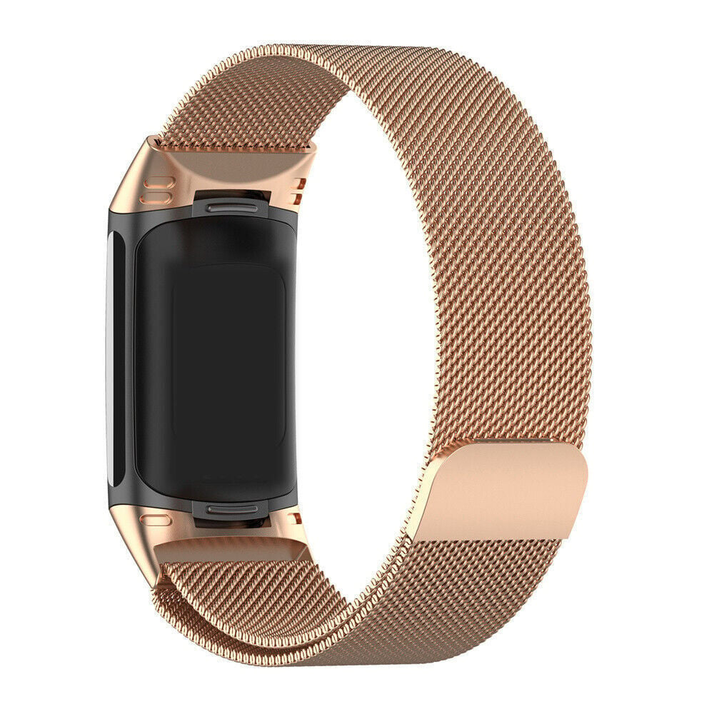 Elegant Milanese Band In Rose Gold For Fitbit Charge 6