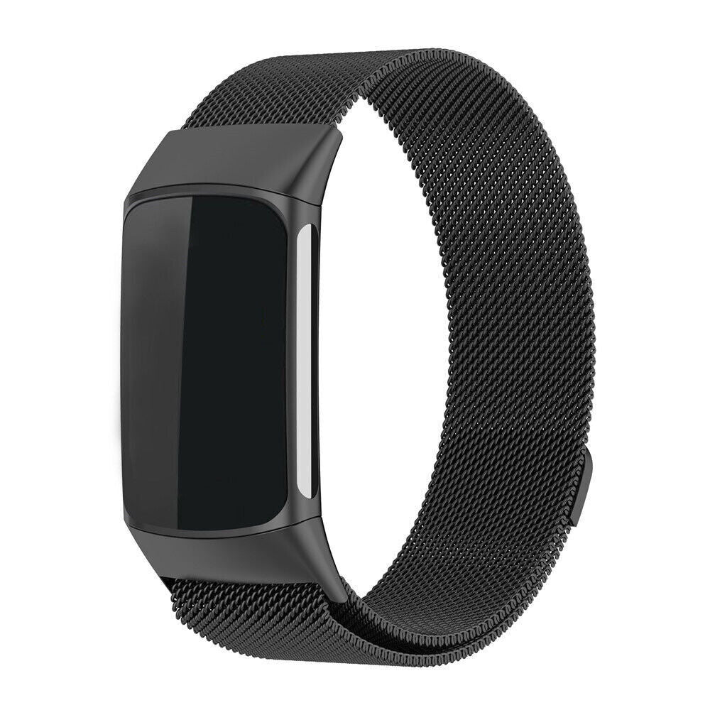 Charge 6 Fitbit Black Milanese Strap For Everyday Watch Band