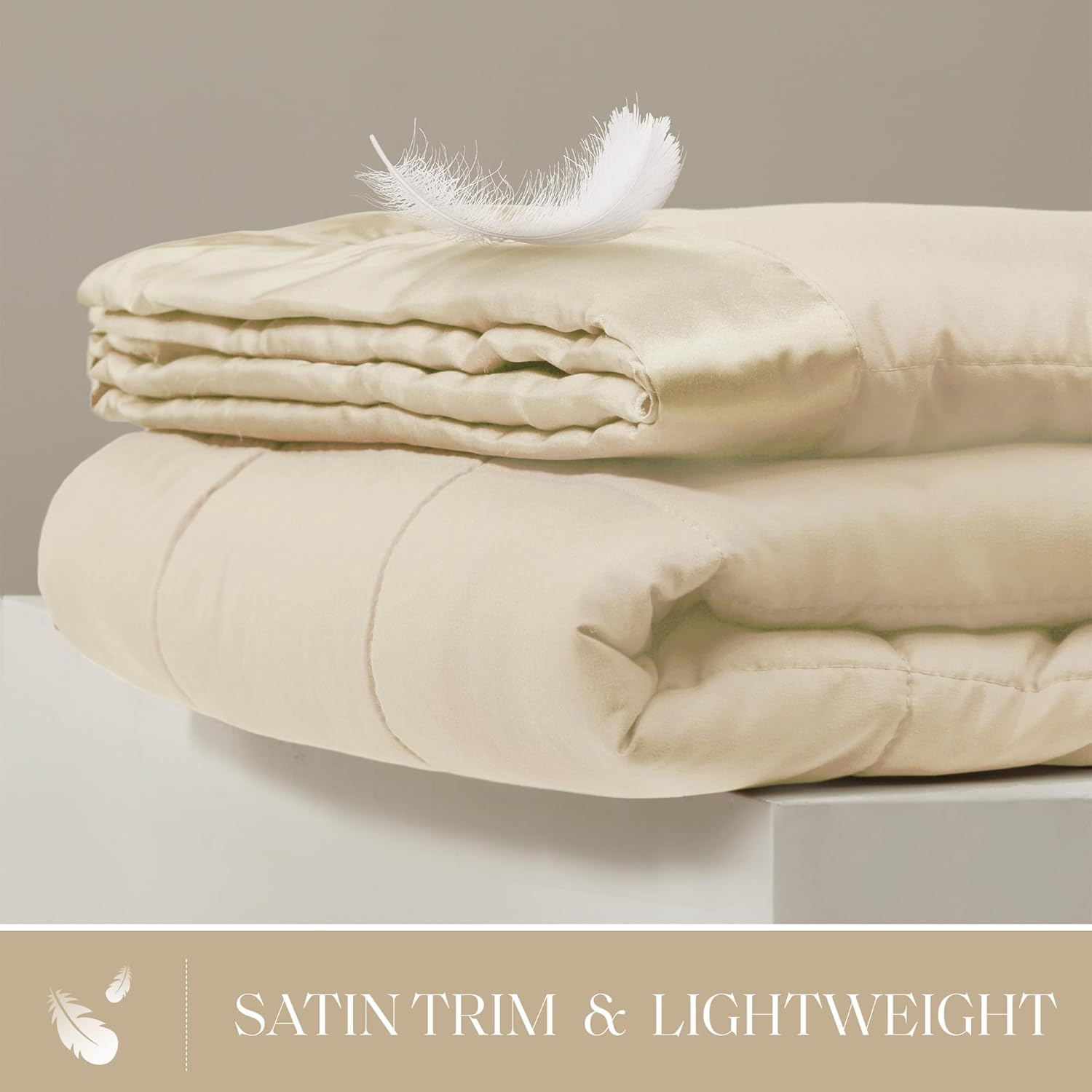 Windom Collection Lightweight Soft Blanket With Satin Trim