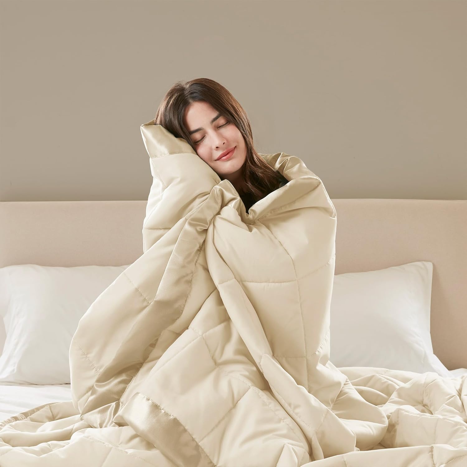Windom Collection Lightweight Soft Blanket With Satin Trim