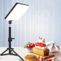 LED Studio Lighting Stand With An Adjustable Aluminum Tripod And Studio Lamp