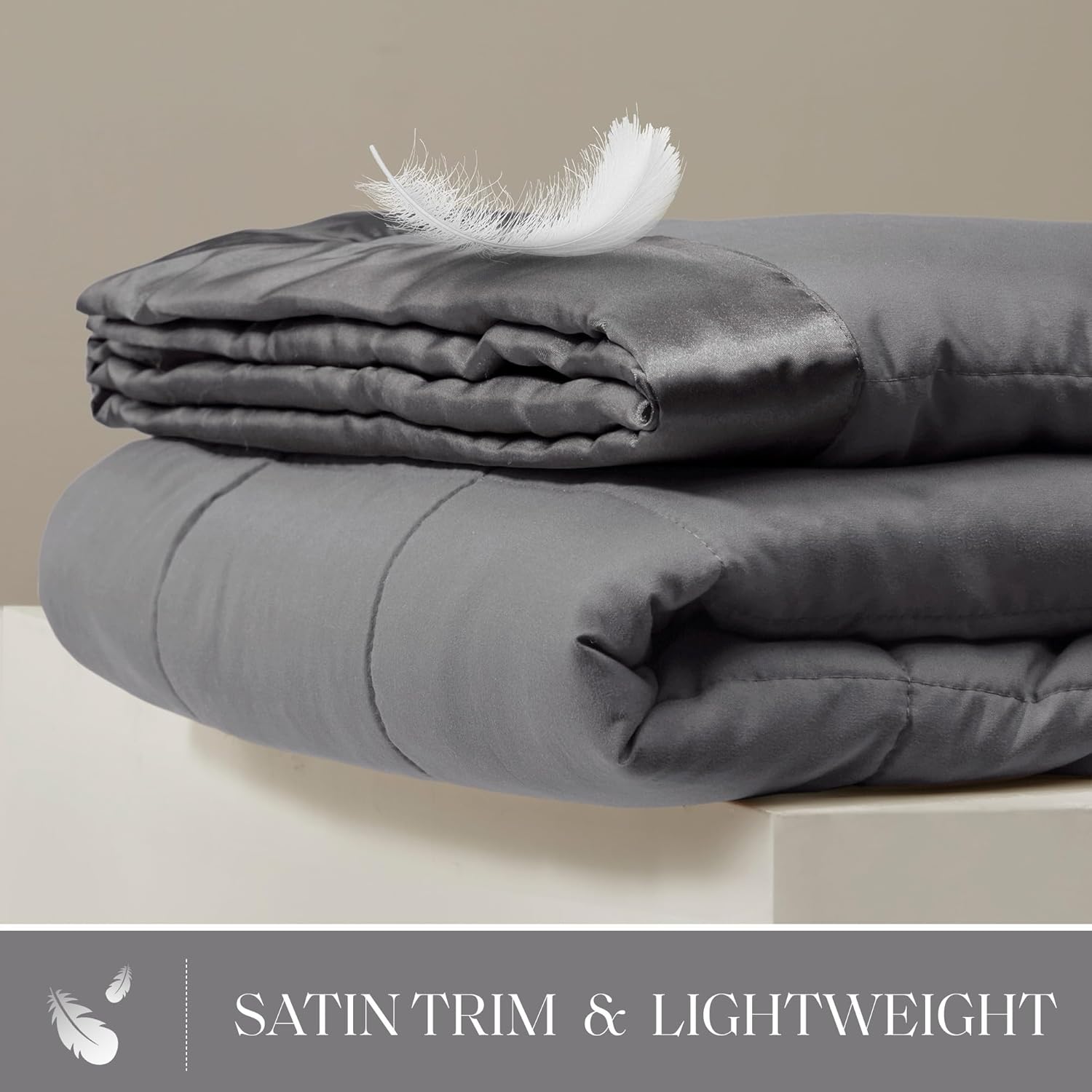 Windom Collection Lightweight Soft Blanket With Satin Trim