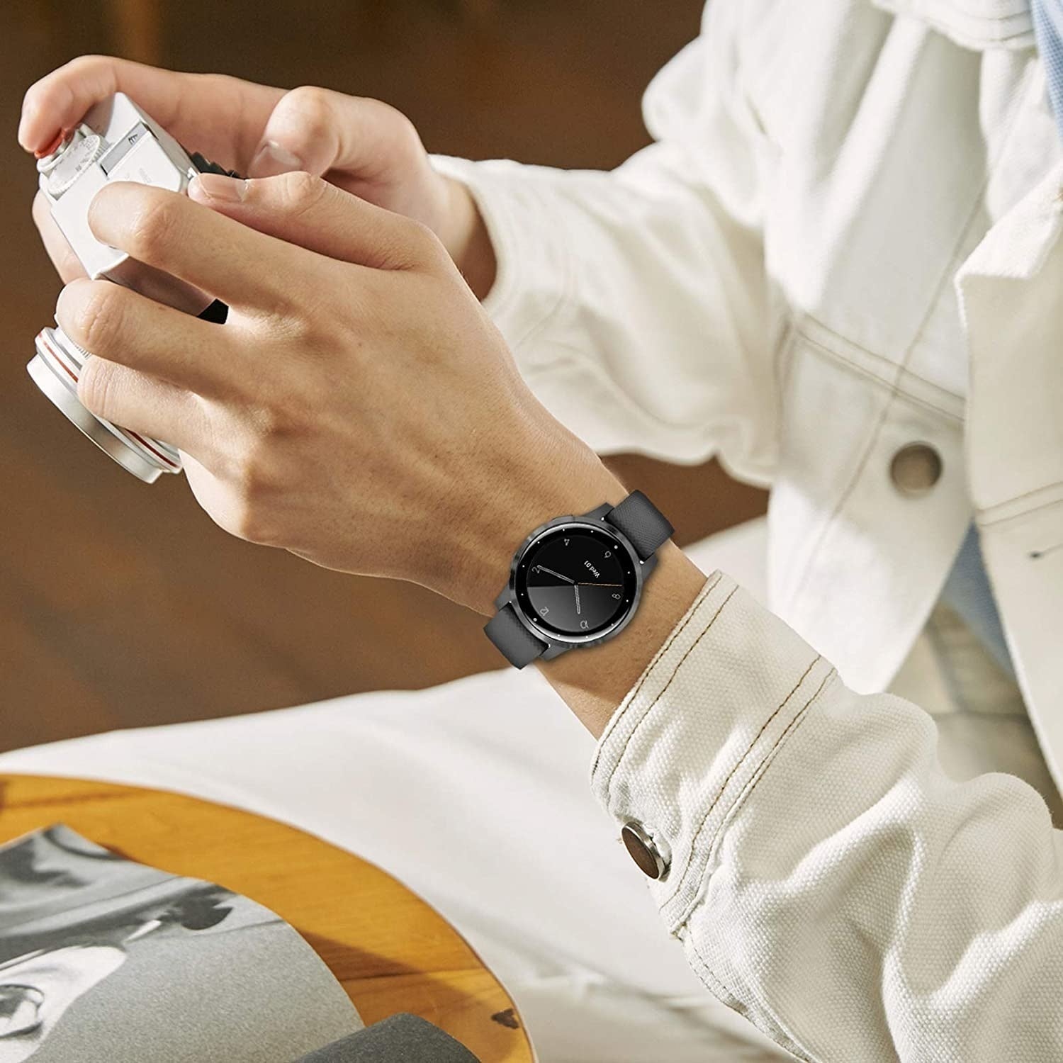 Garmin Vivoactive 4S Toughened Glass Screen Shield