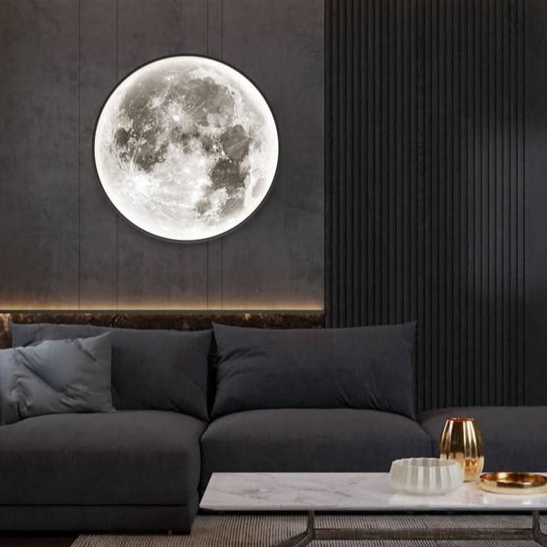 LunaLume Moon Lamp With Realistic Moon Surface For A Gentle Night Glow