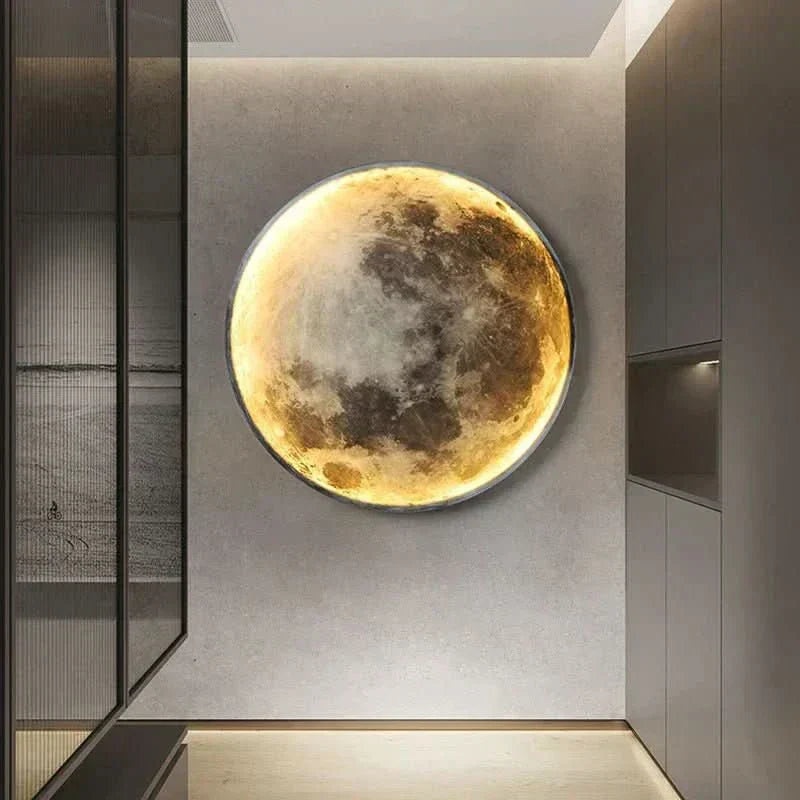 LunaLume Moon Lamp With Realistic Moon Surface For A Gentle Night Glow