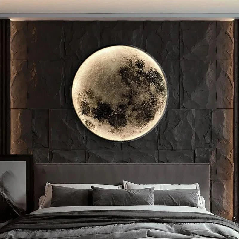 LunaLume Moon Lamp With Realistic Moon Surface For A Gentle Night Glow