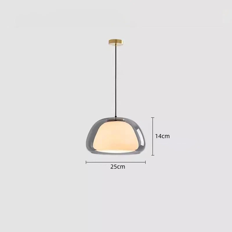 Aurora Milk Glass Pendant Light For Modern Ceiling Decor
