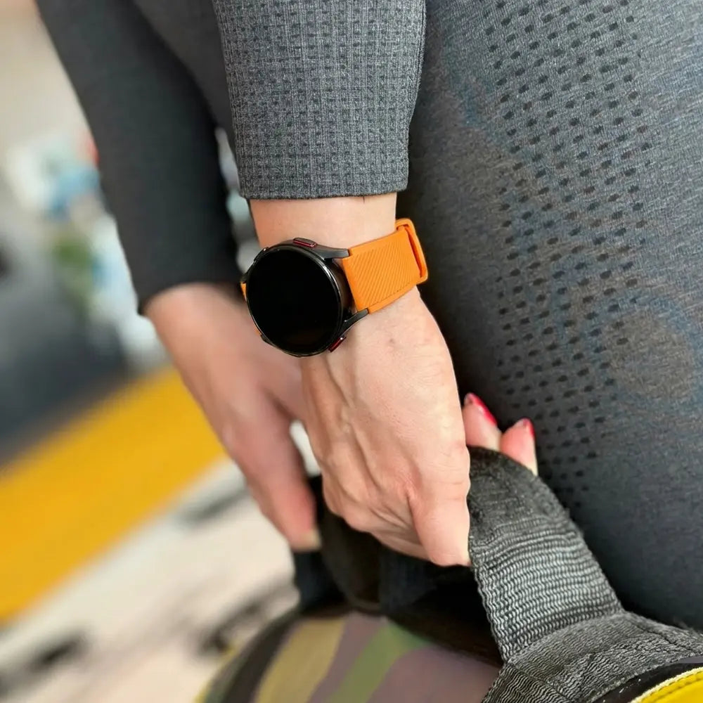 Samsung Galaxy Watch 46mm Orange Silicone Band Accessory