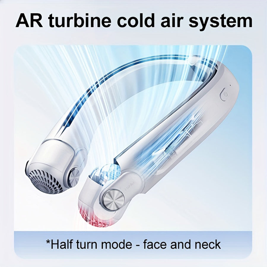 Compact Neck Fan With 45-Degree Adjustable Airflow