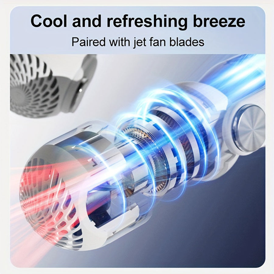 Compact Neck Fan With 45-Degree Adjustable Airflow
