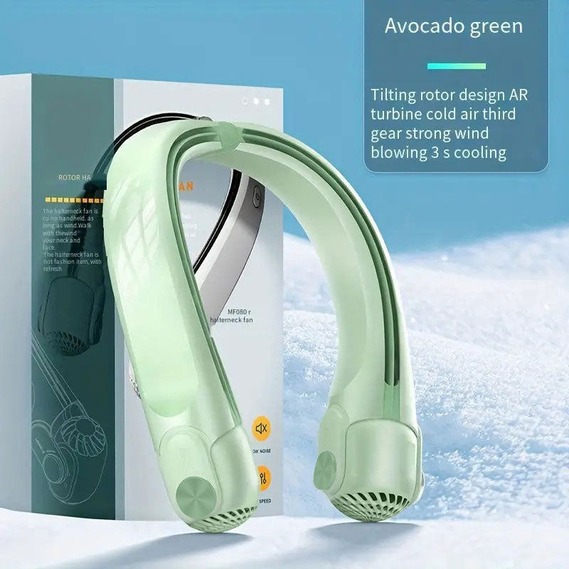 Compact Neck Fan With 45-Degree Adjustable Airflow
