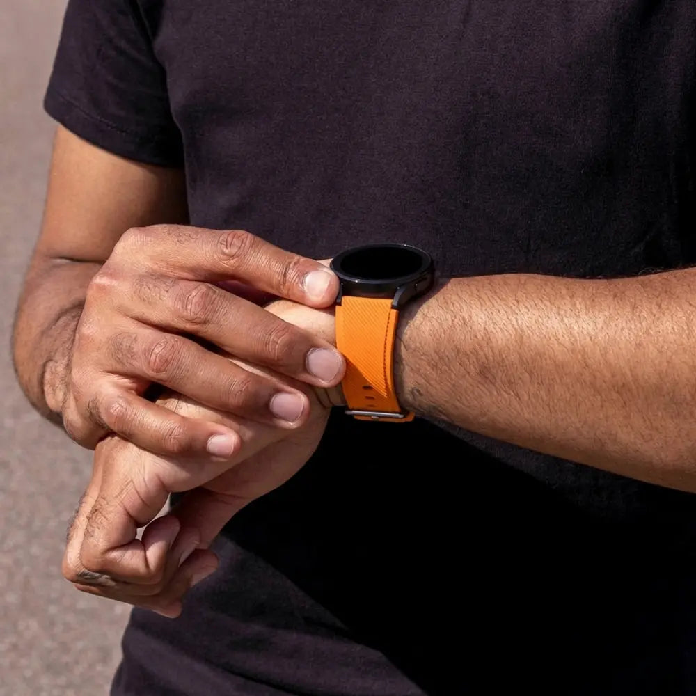 Samsung Galaxy Watch 46mm Orange Silicone Band Accessory
