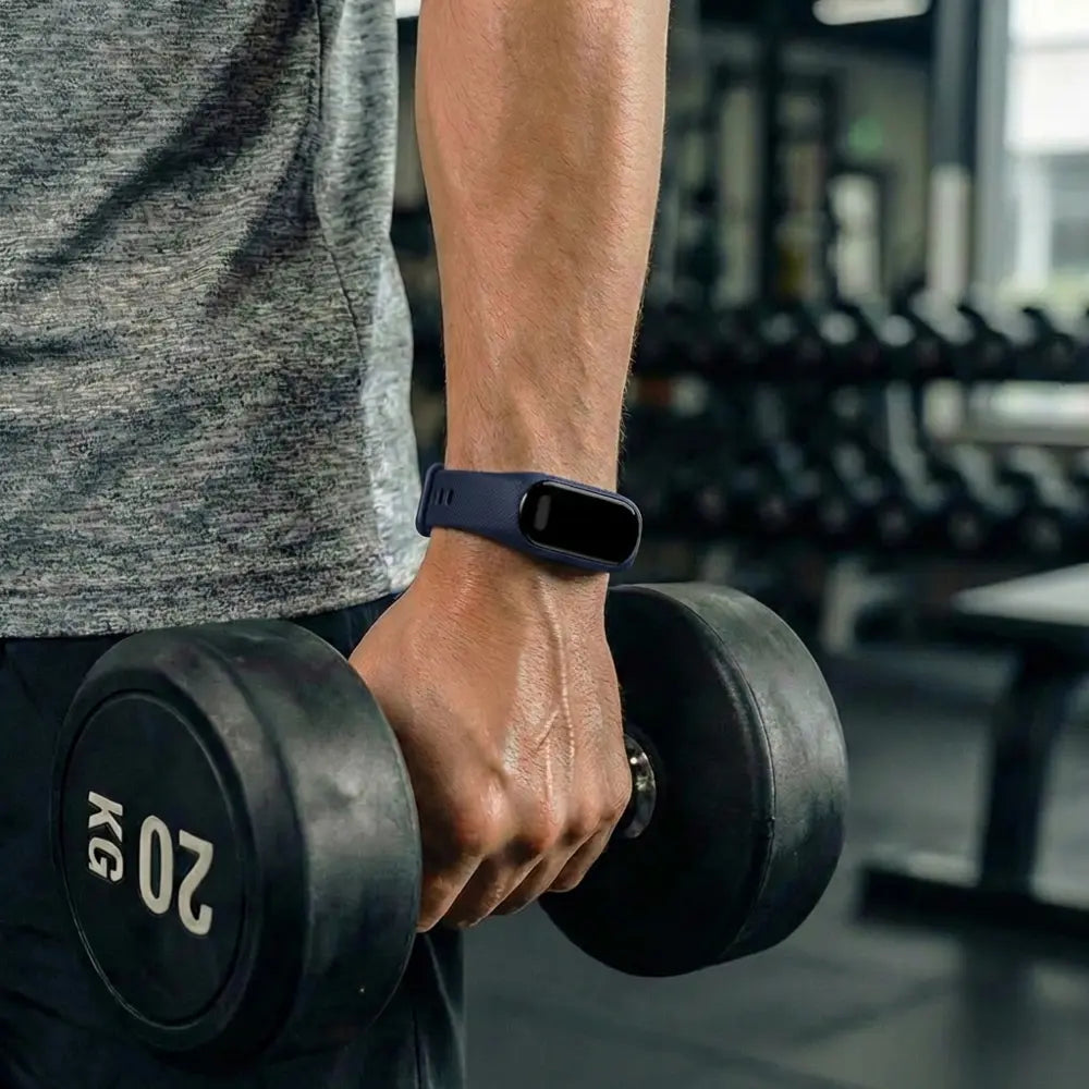 Dark Blue Silicone Replacement Band for Garmin Vivosmart 5