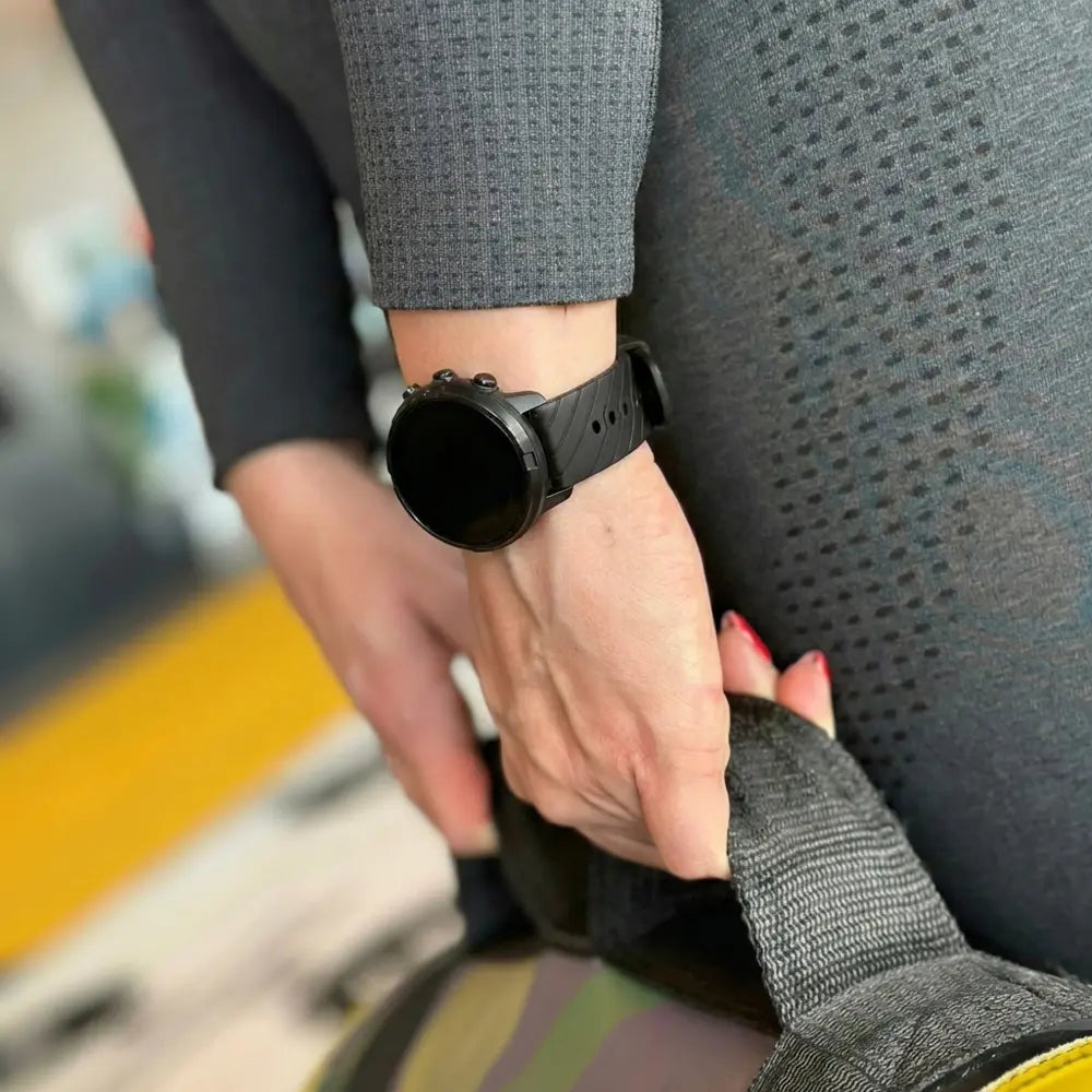 Suunto 9 Baro Black Silicone Band for Smart Watches