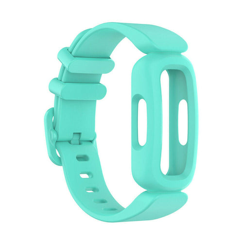 Aqua Silicone Band Compatible With Fitbit Ace 3 Tracker