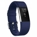 Blue Silicone Band Replacement for Fitbit Charge 2 Wristband