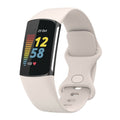 Off White Color Fitbit Silicone Strap For Charge 6