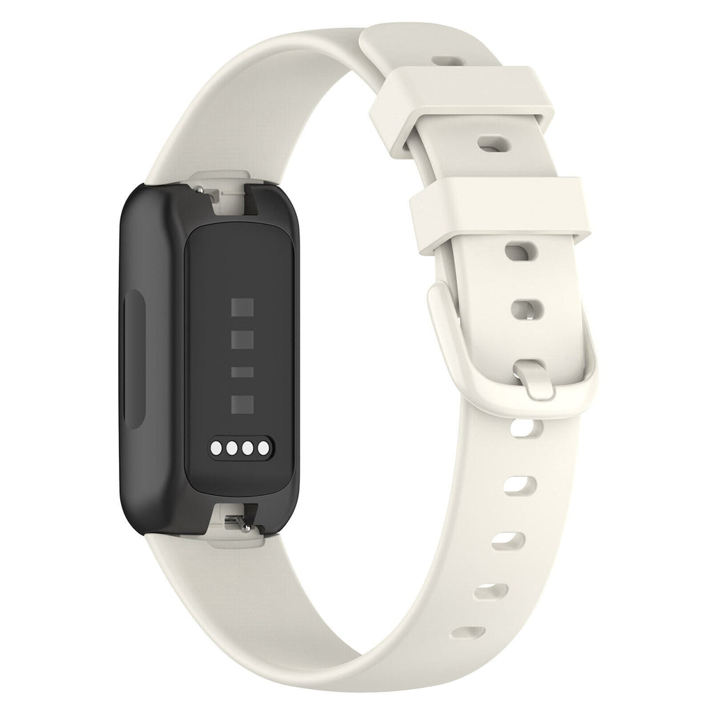 Fitbit Inspire 3 Ivory Silicone Band Replacement For Everyday Wear