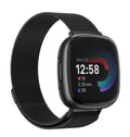 Premium Black Milanese Wrist Strap For Fitbit Versa 4