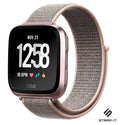 Chic Pink Nylon Wrist Strap For Fitbit Versa 2 Watch