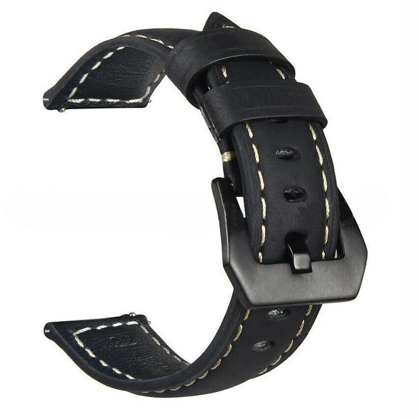 Samsung Galaxy Watch 3 45mm Leather Strap In Black