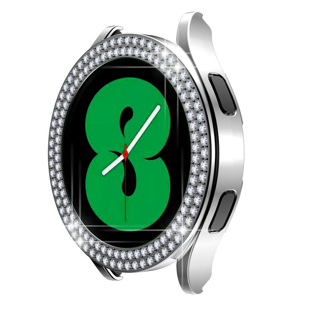 Samsung Galaxy Watch 4 40mm Silver Diamond Accent PC Case