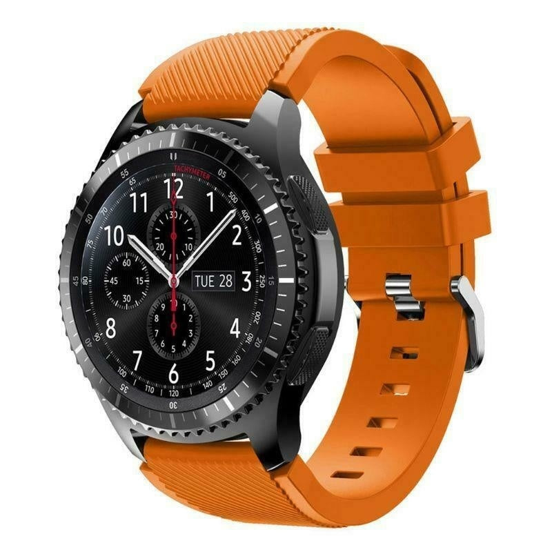 Samsung Galaxy Watch 46mm Orange Silicone Band Accessory