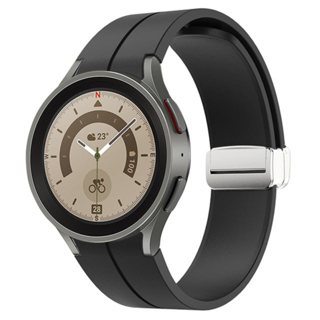 Magnetic Sport Band For Samsung Galaxy Watch 5 Pro In Black