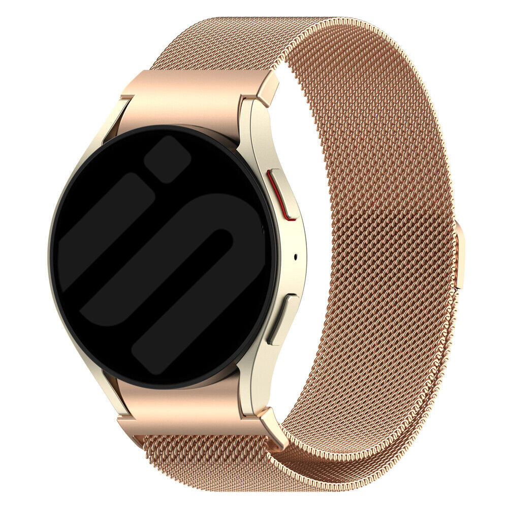 Samsung Galaxy Watch 6 40mm Rose Gold Milanese Strap One Push