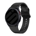 Black Silicone Strap For Samsung Galaxy Watch 6 40mm With One Push