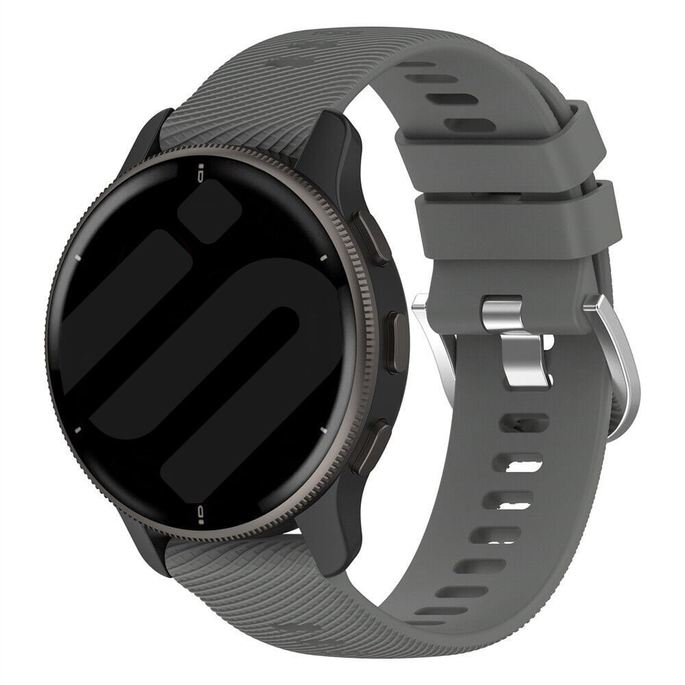 Garmin Vivoactive 4 Watch Gray Silicone Band For Daily Use And Sports
