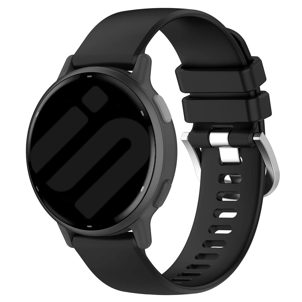 Garmin Vivoactive 3 Black Silicone Strap Replacement Band