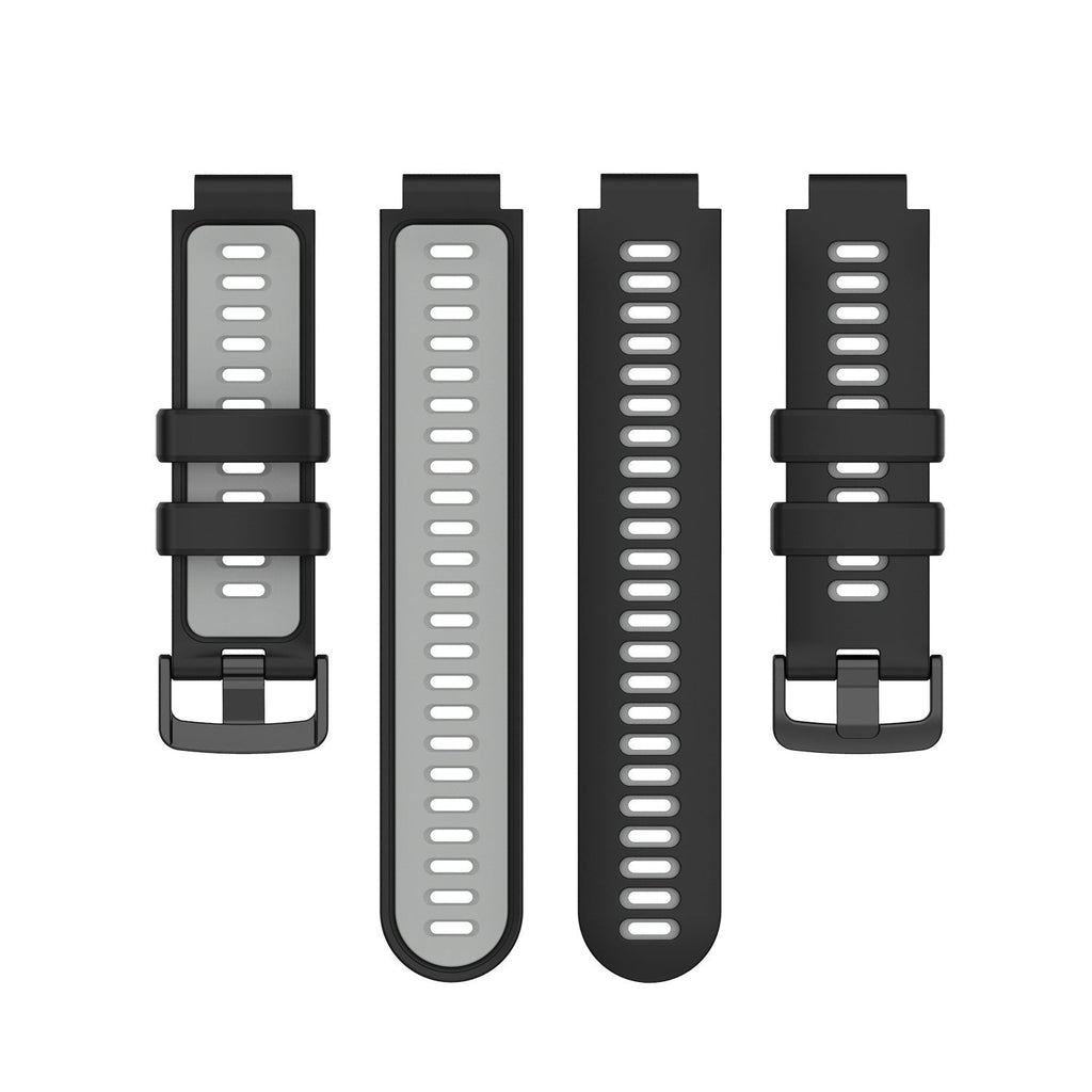 Black Gray Sport Strap For Garmin Forerunner 735XT