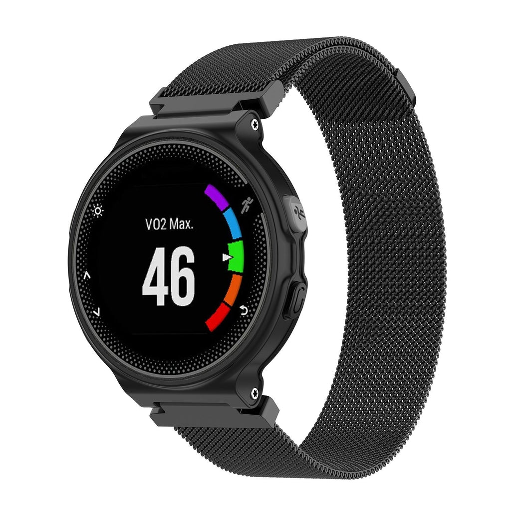 Garmin Forerunner 735XT Milanese Watch Strap In Black