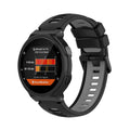Black Gray Sport Strap For Garmin Forerunner 735XT