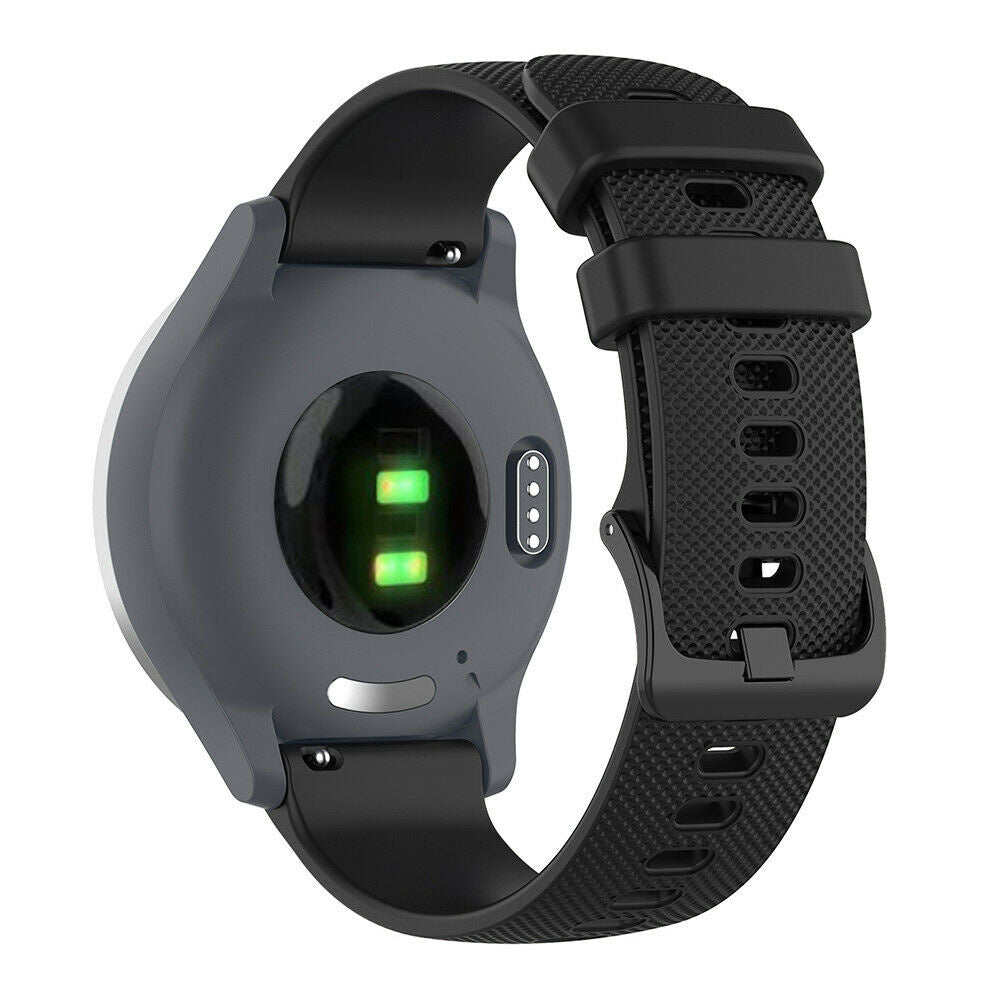 Versatile 18mm Silicone Strap With Quick Release Clasp For Watches