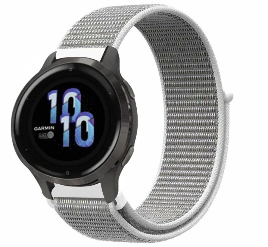 Grey Nylon Strap For Garmin Venu 2s Replacement Band