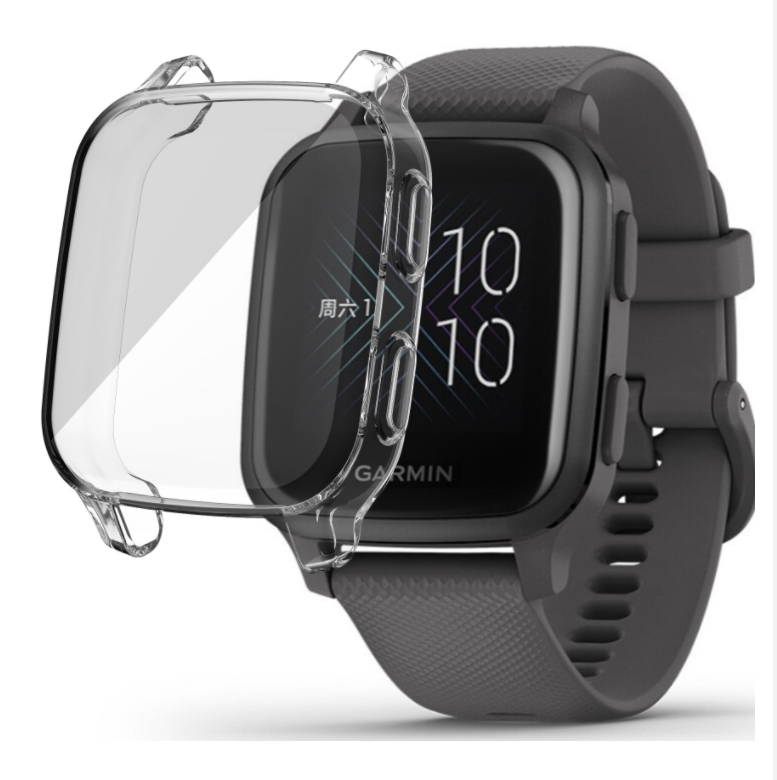 Garmin Venu Sq Clear Protective Case For Smartwatch